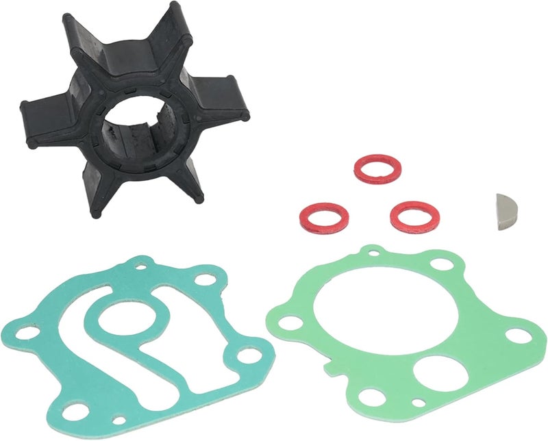 SANWIN 6H3-44352 Marine Water Pump Impeller Service Kit Compatible with Yamaha 2 Stroke 60 70 HP and 4 Stroke 40 50 60 HP Boat Outboard Motor Replacement 6H3-44352-00 697-44352-00 Sierra 18-3069 - Image 1